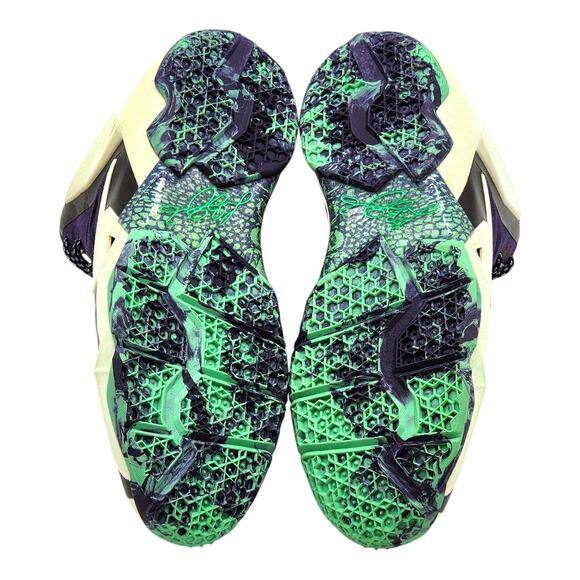 Nike LeBron 11 GS All Star 621712-701 Cashmere Green Glow Shoe EU 40 US 7Y - NWB - Picture 6 of 9